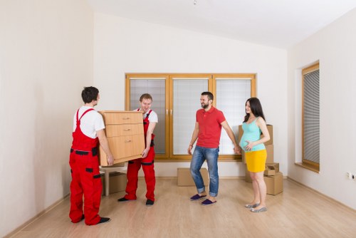 Removals van service near Hackney Marshes with local streets and transport access