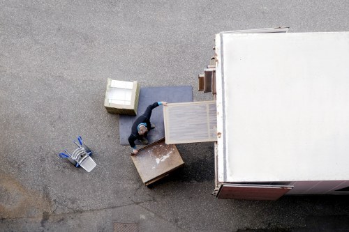 Careful loading and delivery during a man with van Hackneymarshes move